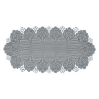 Žakárový ubrus - běhoun CVETA 70x140 cm bílá MyBestHome