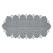 Žakárový ubrus - běhoun CVETA 70x140 cm bílá MyBestHome