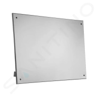 SANELA Nerezová zrcadla Nerezové sklopné zrcadlo 400x600 mm, antivandal SLZN 52