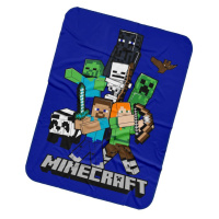 Dětská deka Minecraft Time to Mine 110x140 cm