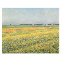 Caillebotte, Gustave - Obrazová reprodukce The Plain of Gennevilliers, Yellow Fields; La plaine 