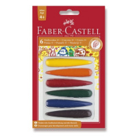 Plastové pastelky do dlaně Faber Castell 4+ 6ks BL Faber-Castell