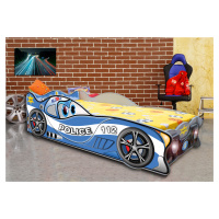 Artplast Dětská postel ZIGZAK | policie 80 x 160 cm