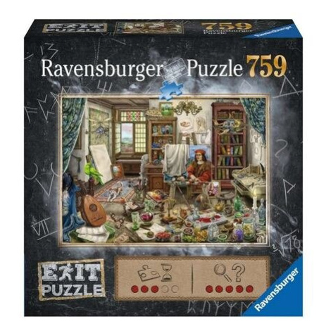 Ravensburger 759 dílků Exit Puzzle: Umělecké studio