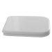 WALDORF WC sedátko Soft Close, polyester, bílá/chrom 418801