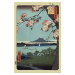 Plakát, Obraz - Hiroshige - Masaki & Suijin Grove, 61x91.5 cm