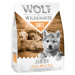 Wolf of Wilderness granule, 1 kg - 10 % sleva - Junior "Soft - Wide Acres" - kuřecí