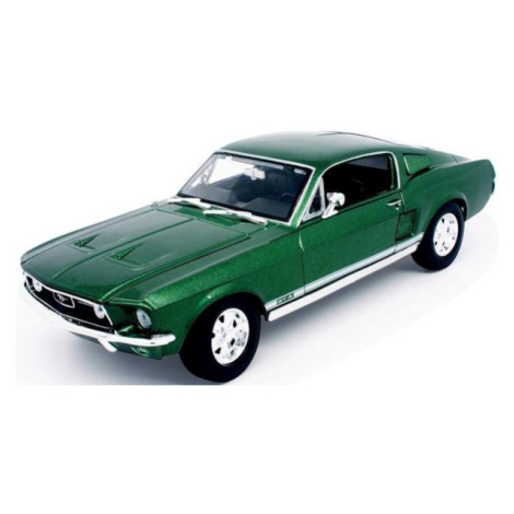 Maisto - 1967 Ford Mustang Fastback, metal zelený, 1:18