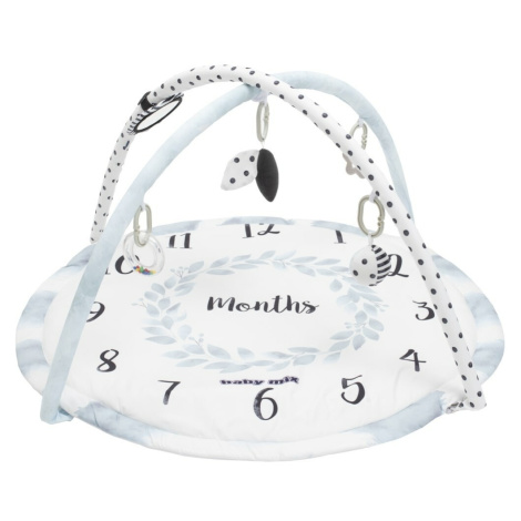 Hrací deka Baby Mix měsíce bílá