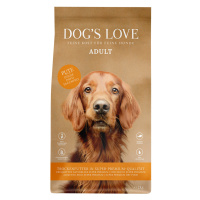 Dog´s Love Adult s krůtím - výhodné balení: 2 x 2 kg