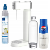 Saturátor Philips bílý inox Pepsi SodaStream