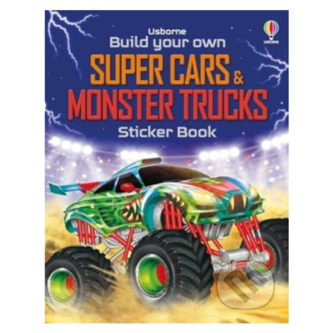 Build Your Own Super Cars and Monster Trucks Sticker Book - kniha z kategorie Samolepky