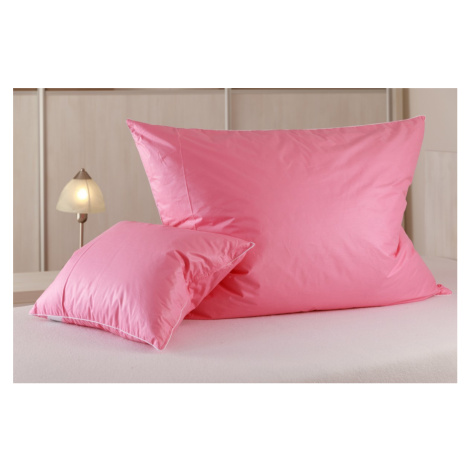 JAN Peří Luxusní polštář péřový - prachový 80/20 - růžový Rozměr: 70x90 cm