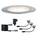Paulmann Plug&Shine zemní svítidlo Floor Eco IP65 3000K 3x1W 24V stříbrná 936.92 P 93692