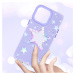 Kingxbar Heart Star Series silikonové pouzdro na iPhone 14 PLUS 6.7" Purple star