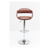 KARE Design Světle hnědá polstrovaná barová židle Monaco
