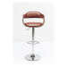 KARE Design Světle hnědá polstrovaná barová židle Monaco