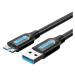 Kabel Vention USB 3.0 A to Micro-B cable COPBD 0.5m Black PVC