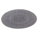 NORTHRUGS - Hanse Home koberce Kusový koberec Twin-Wendeteppiche 105476 Night Silver kruh – na v