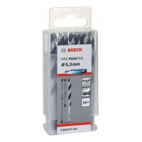 Spirálový vrták HSS PointTeQ 5,3 mm, sada 10ks - 	3165140907309 Bosch