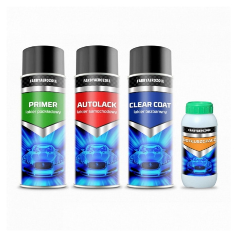 Velká Sada Základní Nátěr-základ-klar 3XSPRAY Ssangyong Sai