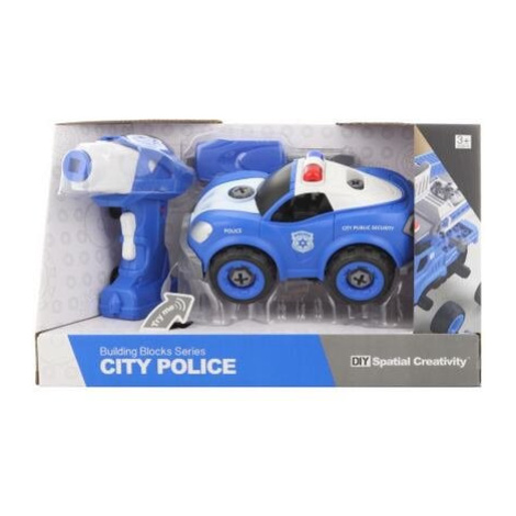 Šroubovací policejní auto na dálkové ovládání