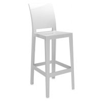 Kartell - Barová židle One More Please vysoká, bílá