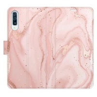 iSaprio flip pouzdro RoseGold Marble pro Samsung Galaxy A50