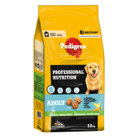 Pedigree Professional Nutrition Adult s drůbežím a zeleninou - výhodné balení: 2 × 12 kg