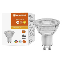 LED žárovka LED GU10 4,7W = 50W 350lm 2700K Teplá 36° CRI90 Stmívatelná skleněná LEDVANCE Superi