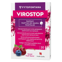 VIROSTOP Pastilky lesní ovoce 20 kusů