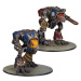 Games Workshop Horus Heresy: Warhound Titans with Ursus Claws and Melta Lances