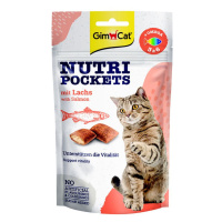 GimCat Nutri pockets s lososem 60 g