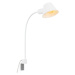 Briloner Briloner 2079-016 - Nástěnná flexibilní lampa 1xE27/10W/230V bílá