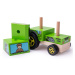 Bigjigs Toys Dřevěný nasazování traktor
