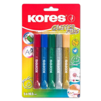 Kores Glitter glue 5 x 10,5 ml