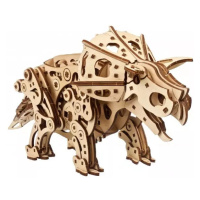 Ugears 3D dřevěné mechanické puzzle Triceratops