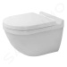 DURAVIT Starck 3 Závěsné WC se sedátkem SoftClose, Rimless, s WonderGliss, bílá 45270900A11