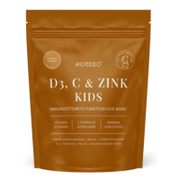 Nordbo Vitamin D3 + C + Zinek Kids 53 g