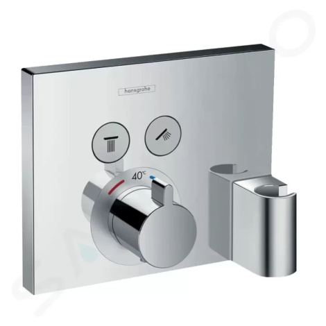 HANSGROHE Shower Select Termostatická baterie pod omítku, se 2 výstupy, chrom 15765000