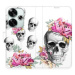 iSaprio Flip pouzdro Crazy Skull pro Poco F6