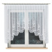 Dekorační oblouková krátká záclona na žabky BERENIKA 140 bílá 300x140 cm MyBestHome