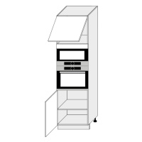 ArtExt Kuchyňská skříňka vysoká, D14 / RU / 60/207 Quantum Barva korpusu: Bílá
