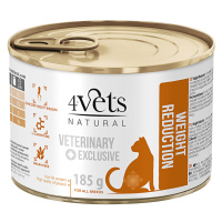 4Vets Natural Cat Weight Reduction 185 g - 6 x 185 g