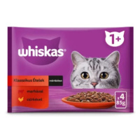 Whiskas kapsičky, výběr masa a zeleniny ve šťávě 4 x 85 g