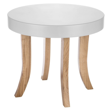 Somebunny Dětský kulatý stůl dřevěné nožičky - Drevo, 47 cm