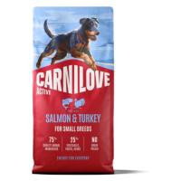 Carnilove Active Dog Dry Made with Salmon & Turkey for Adult Small Breeds 12 kg