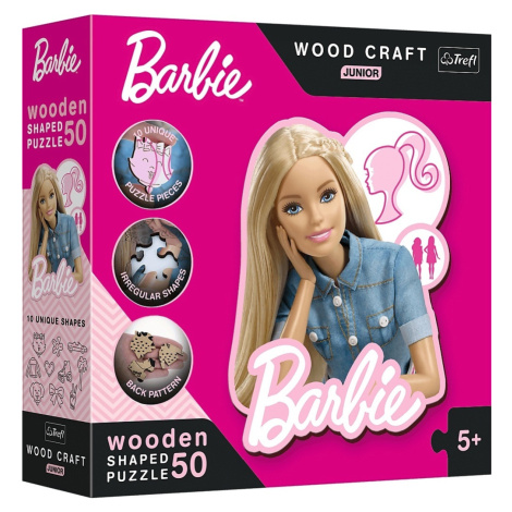 Wood Craft Junior puzzle Krásná Barbie Trefl