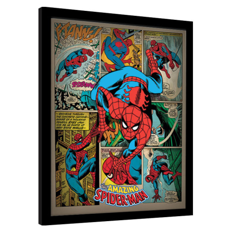 Obraz na zeď - Spider-Man - Retro, 30 × 40 cm Pyramid