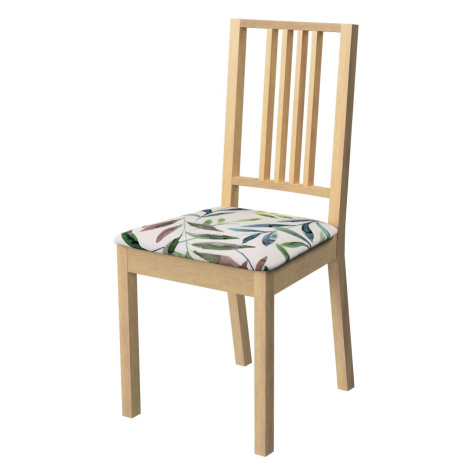 Dekoria Potah na sedák židle Börje, zelená a bílá, potah sedák židle Börje, Eden, 144-22